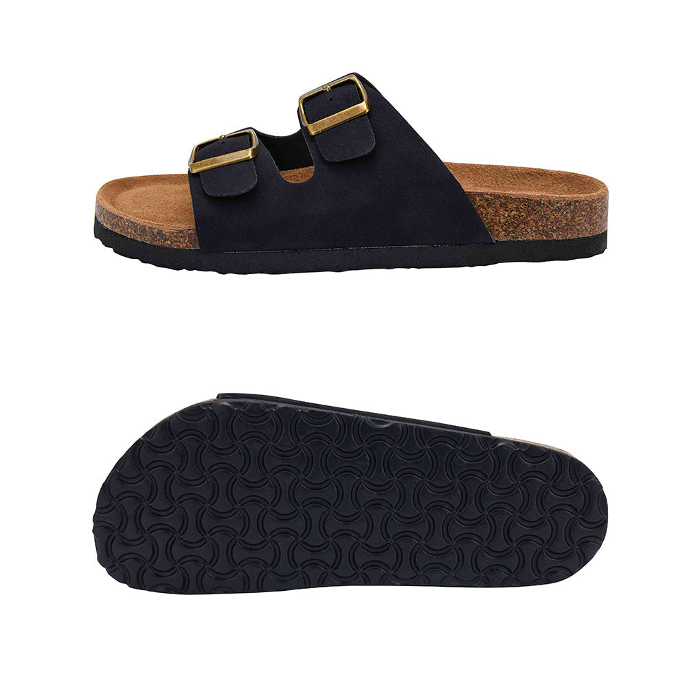 Sandalias clásicas con tiras - Negro, marrón o beige