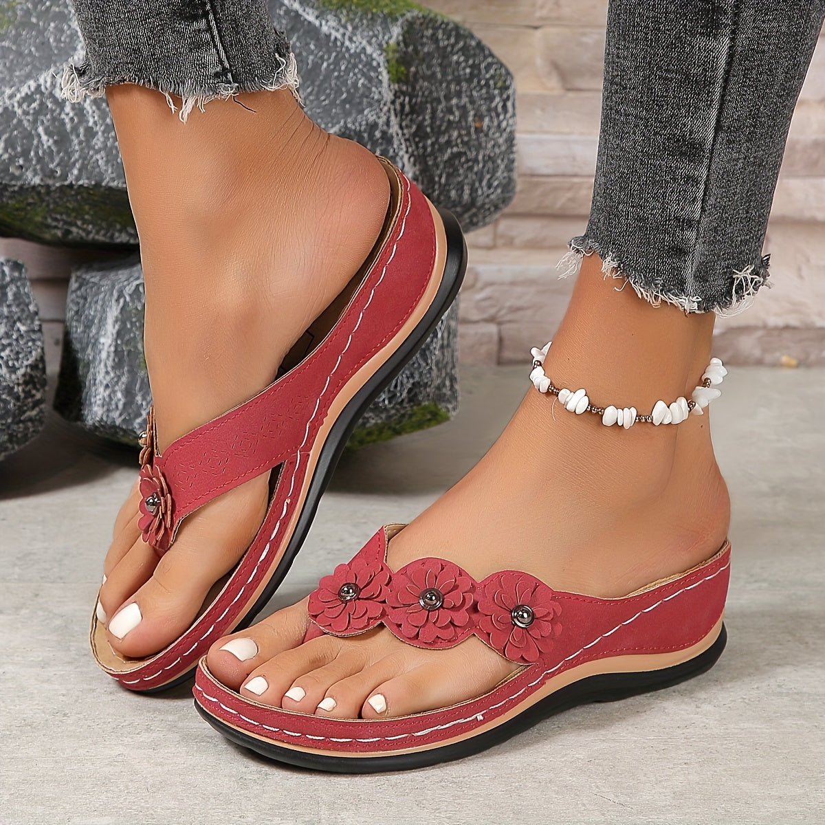 Sandalias de cuña para mujer