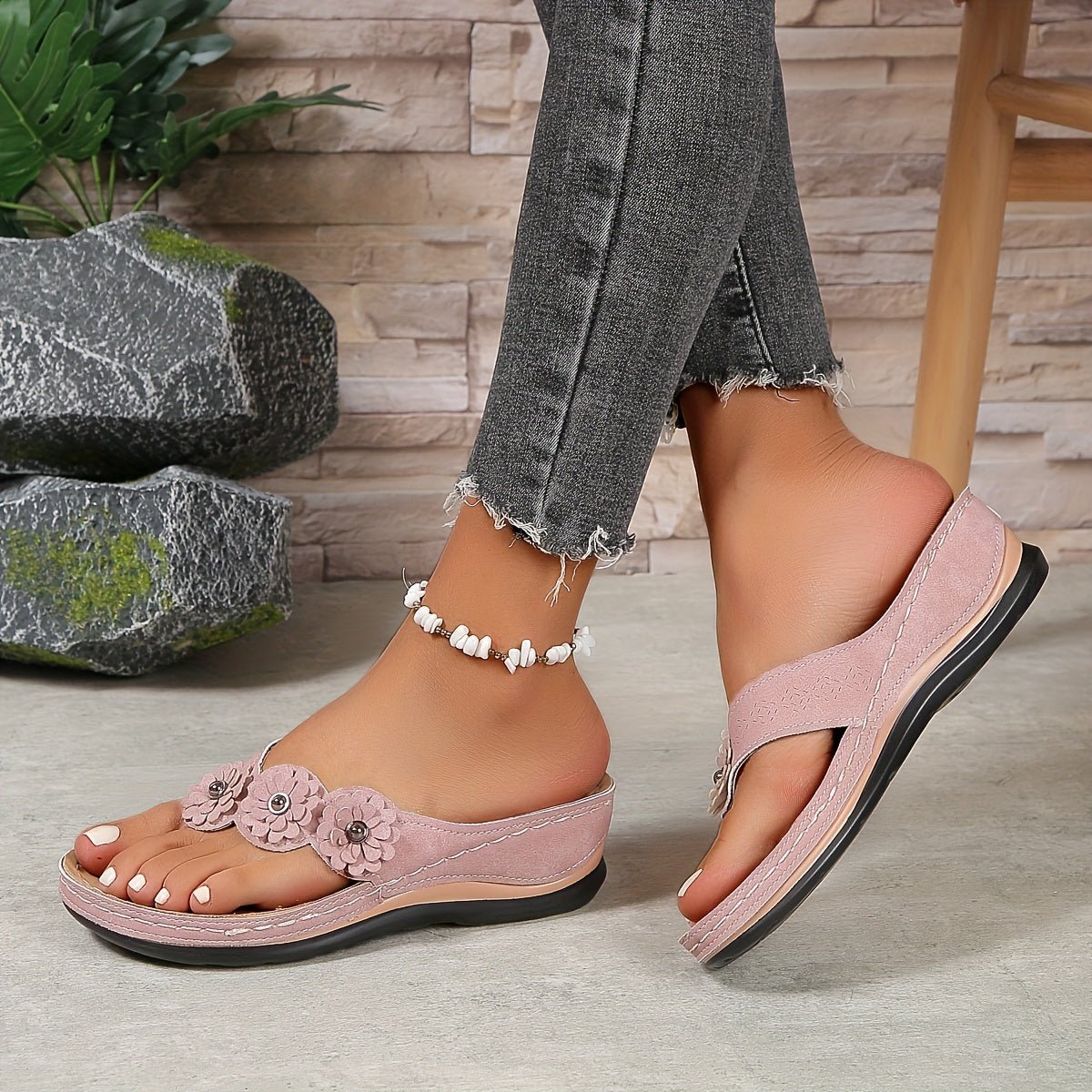 Sandalias de cuña para mujer