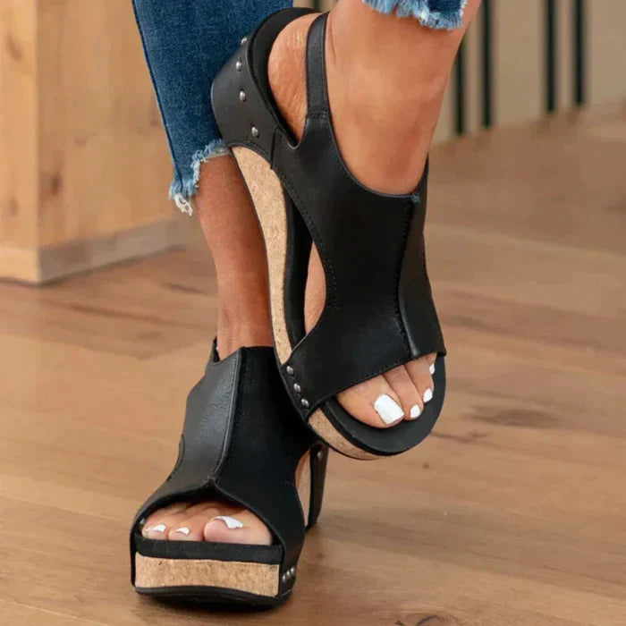 Sandalias de cuña para mujer: calzado de verano cómodo y elegante