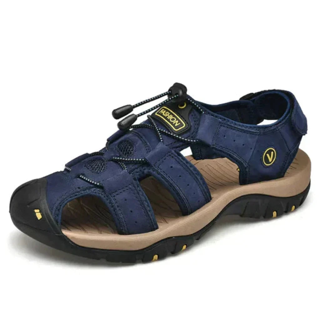 Sandalias de pescador para hombre con soporte