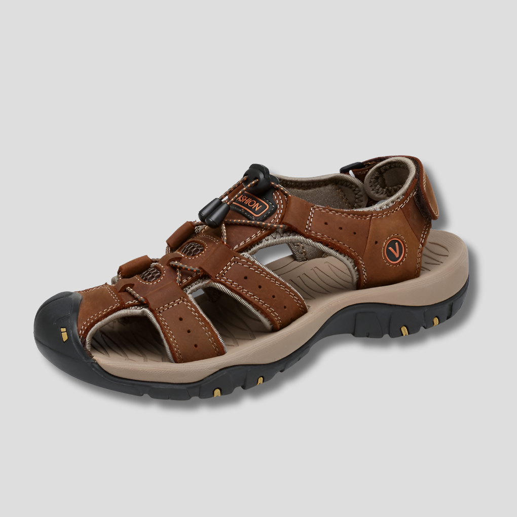 Sandalias de pescador para hombre con soporte