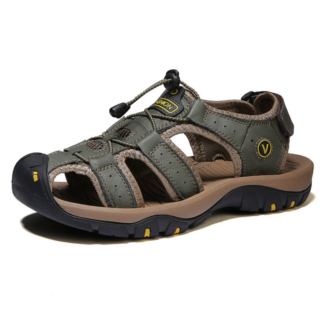 Sandalias de pescador para hombre con soporte