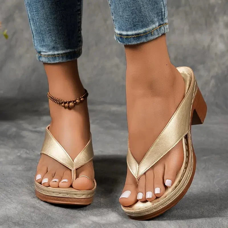 Sandalias de tacón para mujer