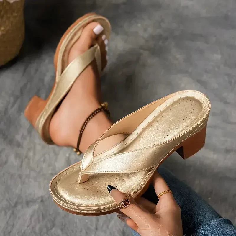 Sandalias de tacón para mujer