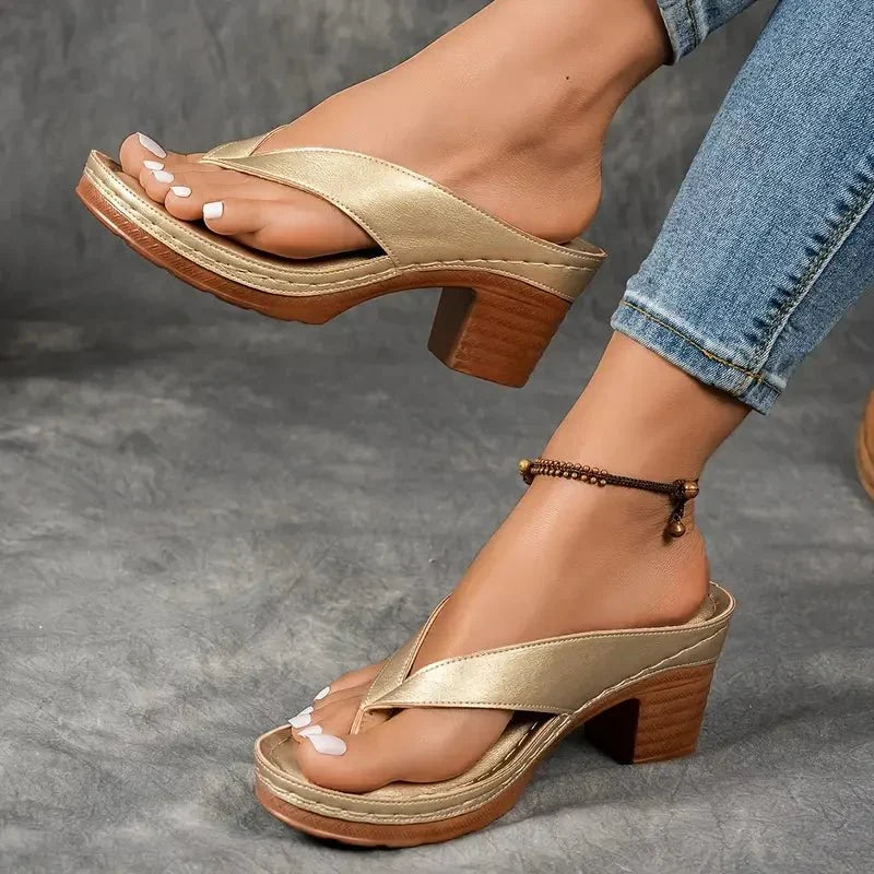 Sandalias de tacón para mujer