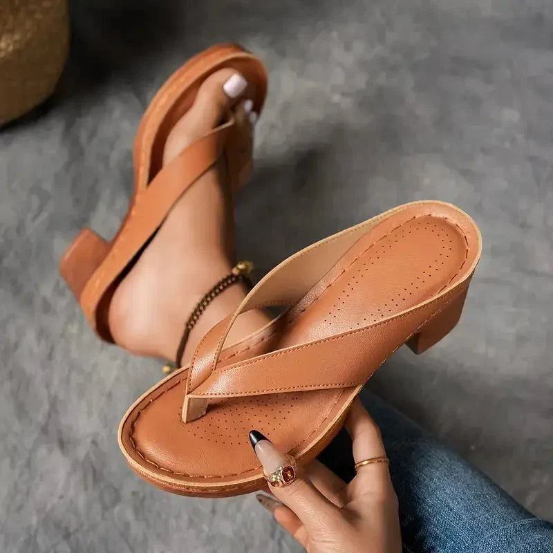 Sandalias de tacón para mujer