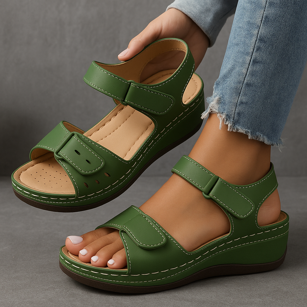 Sandalias ortopédicas con plataforma para mujer