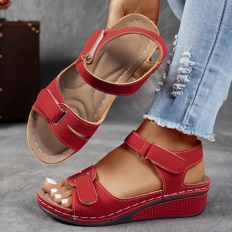 Sandalias ortopédicas con plataforma para mujer