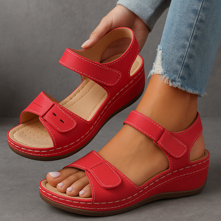 Sandalias ortopédicas con plataforma para mujer