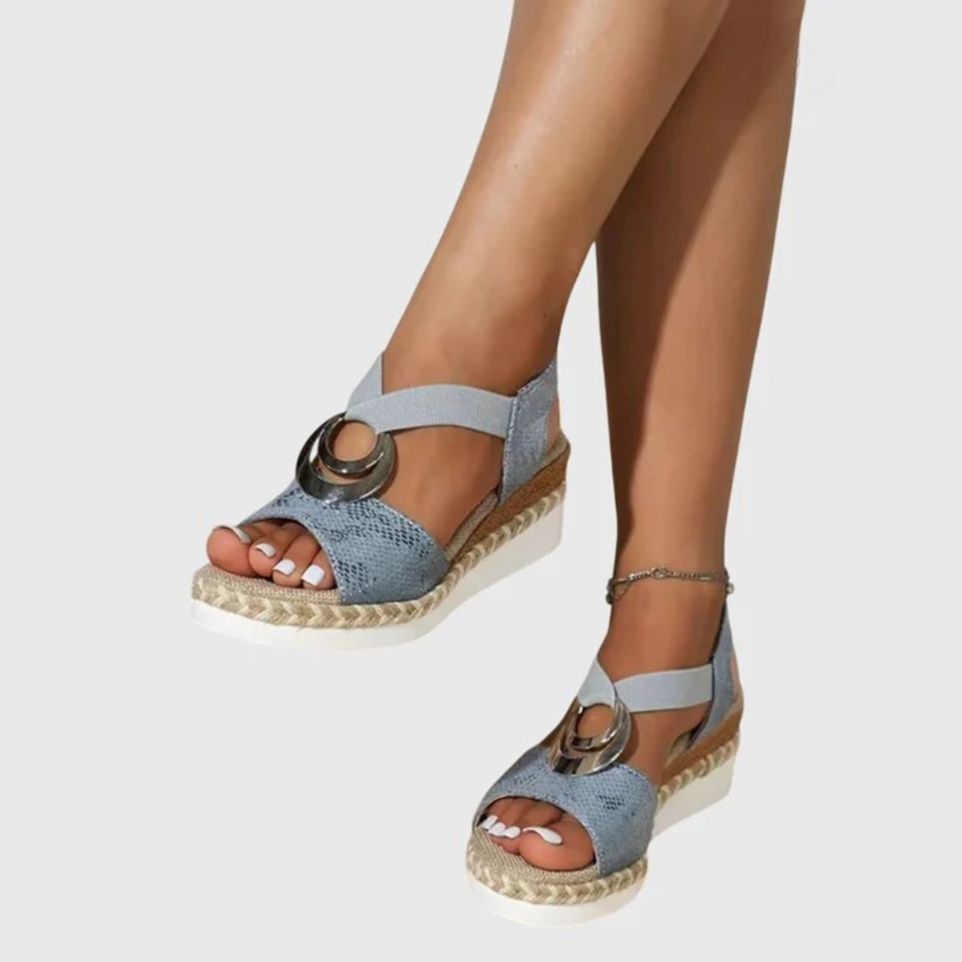 Sandalias ortopédicas con puntera abierta para mujer