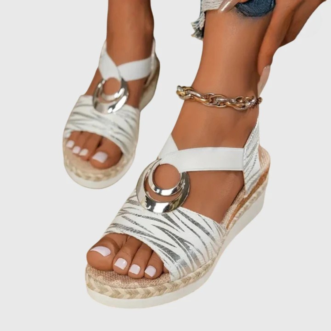 Sandalias ortopédicas con puntera abierta para mujer