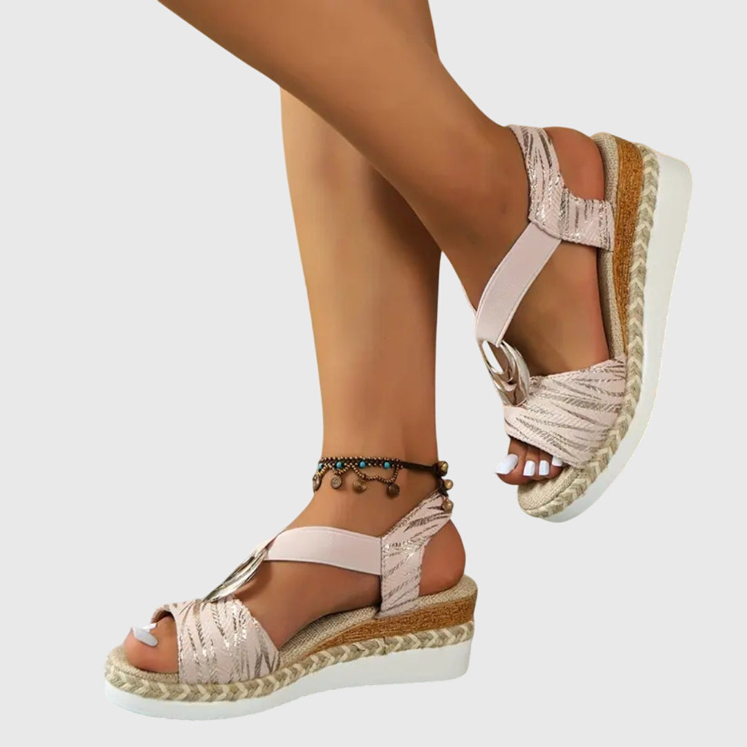 Sandalias ortopédicas con puntera abierta para mujer