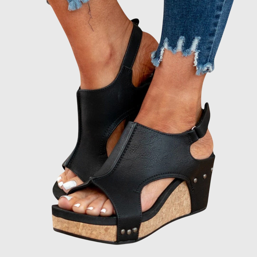 Sandalias ortopédicas con puntera abierta para mujer