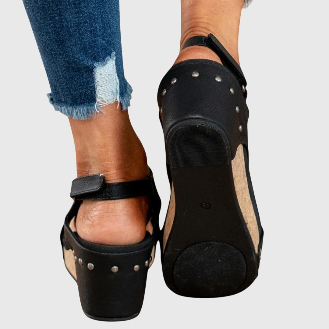 Sandalias ortopédicas con puntera abierta para mujer