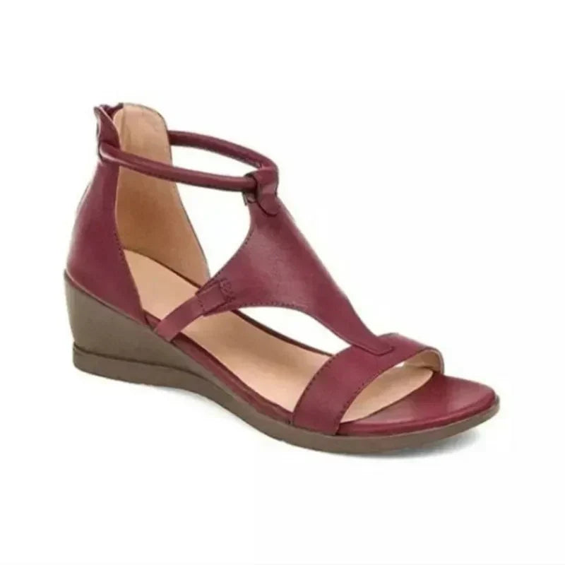 Sandalias ortopédicas de cuero para mujer: comodidad y estilo unificados
