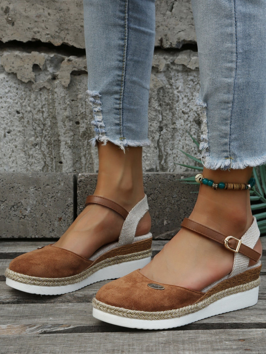 Sandalias ortopédicas estilo alpargata elegantes