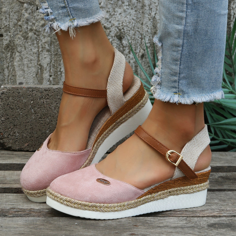 Sandalias ortopédicas estilo alpargata elegantes