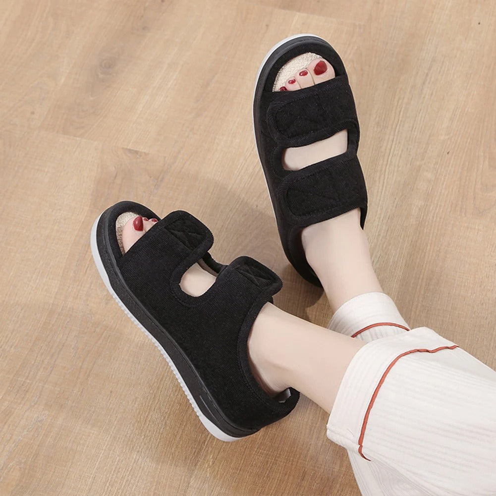 Sandalias para diabéticos para pies hinchados y sensibles