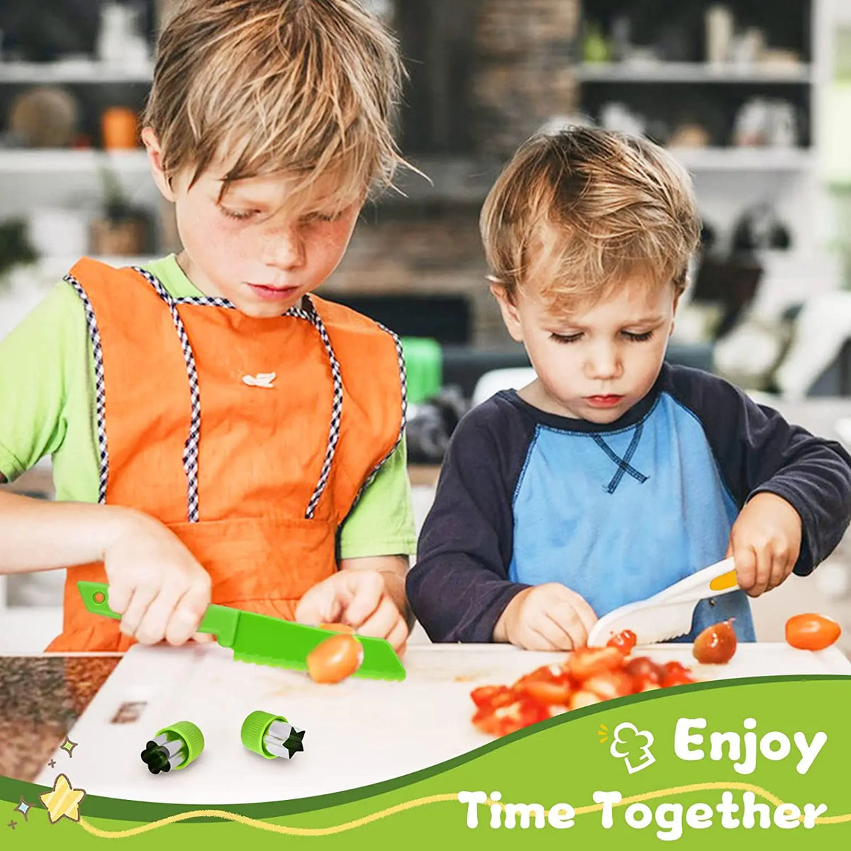Set de 13 utensilios de cocina Montessori