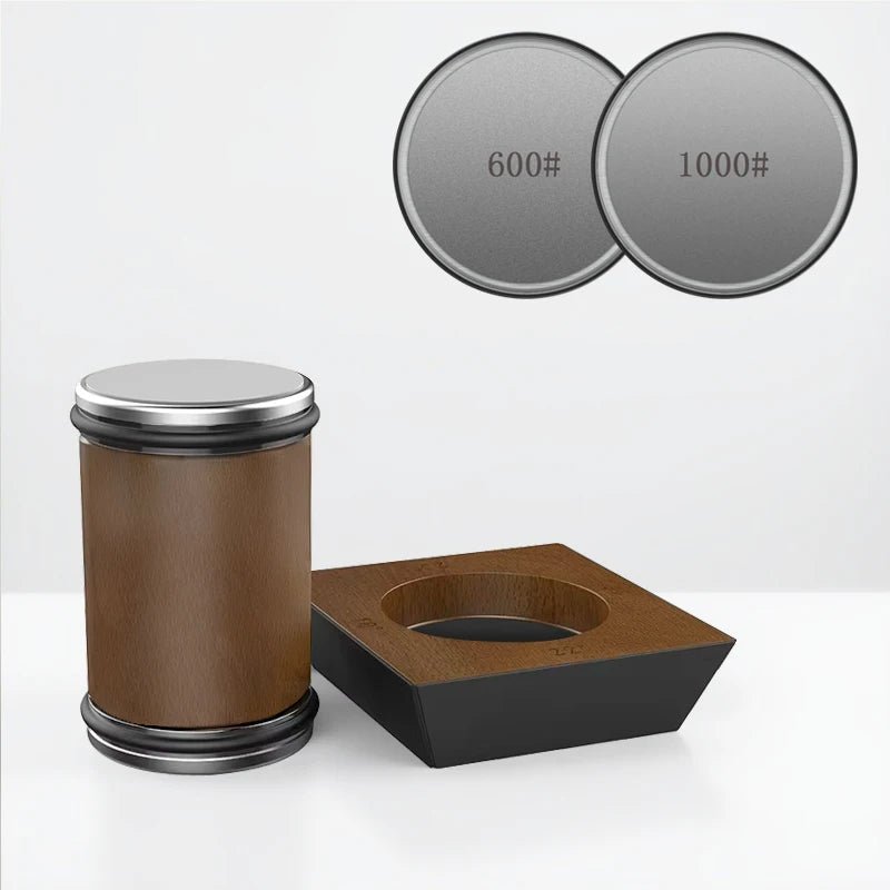Set de afilado de cuchillos con afilador de diamante giratorio para cocina y caza