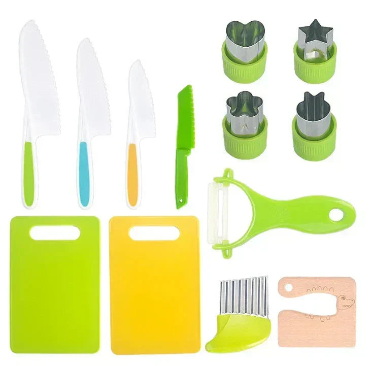 Set de cocina infantil – Utensilios reales para pequeños cocineros
