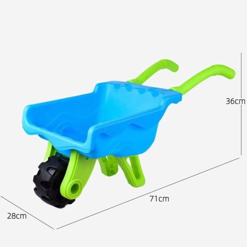 Set de juego de carretilla de playa y arena para exteriores infantil