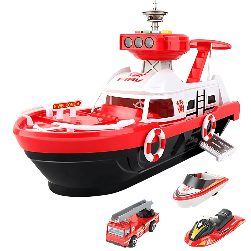 Set de juego infantil de rescate y acción
