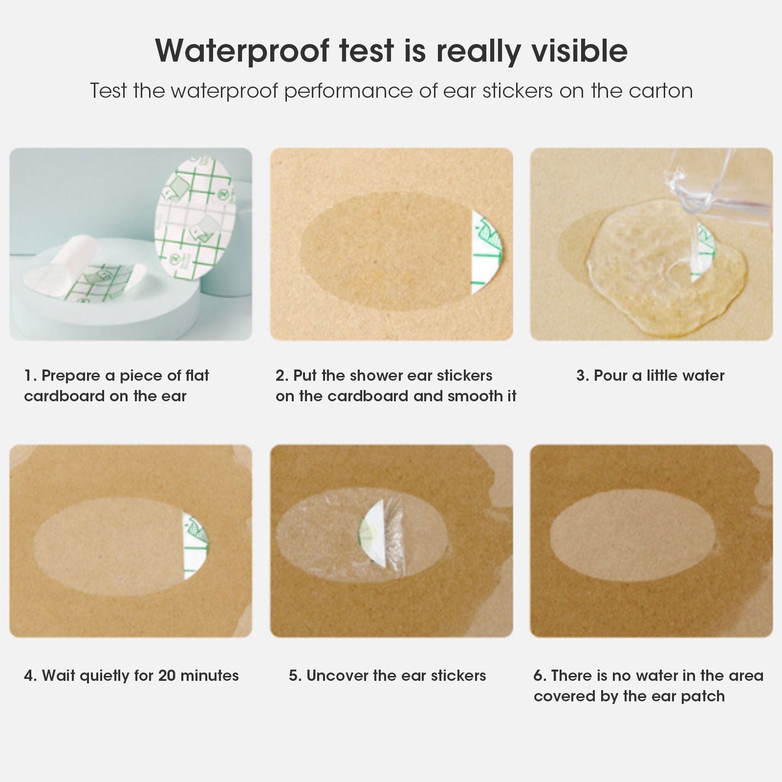 Set de protectores auditivos desechables e impermeables para natación