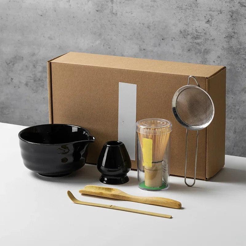 Set de Té Matcha de 6 Piezas para Preparación Auténtica Japonesa