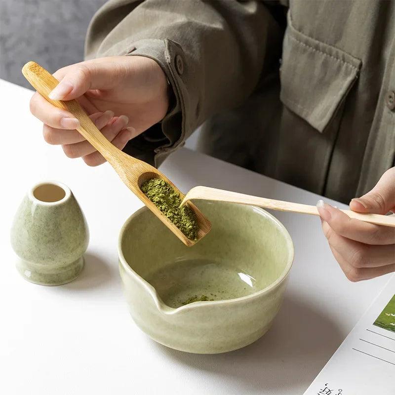 Set de Té Matcha de 6 Piezas para Preparación Auténtica Japonesa