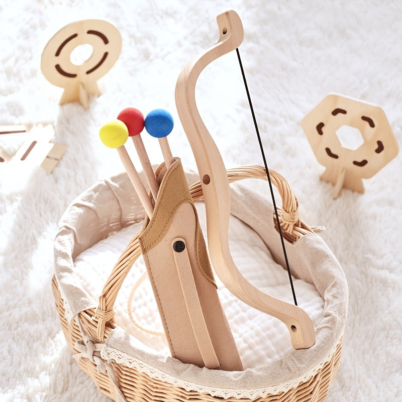 Set de tiro con arco infantil con arco y flechas – Juguete educativo y divertido