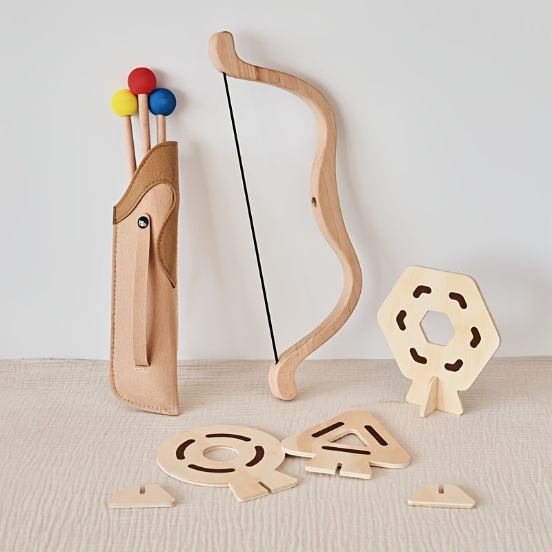 Set de tiro con arco infantil con arco y flechas – Juguete educativo y divertido