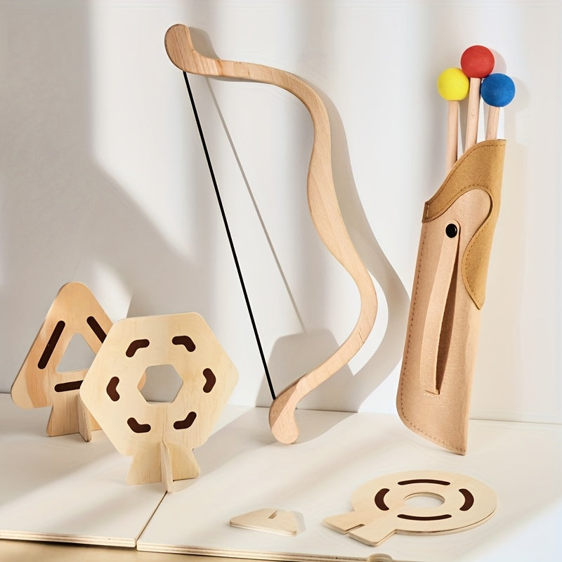 Set de tiro con arco infantil con arco y flechas – Juguete educativo y divertido