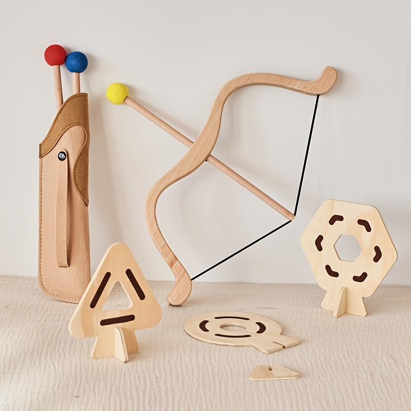 Set de tiro con arco infantil con arco y flechas – Juguete educativo y divertido