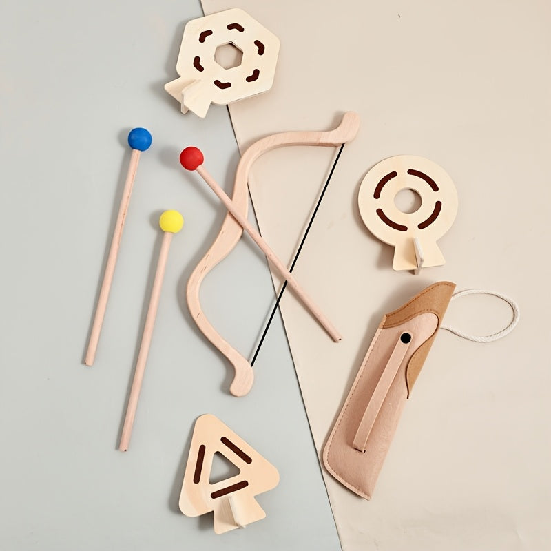 Set de tiro con arco infantil con arco y flechas – Juguete educativo y divertido
