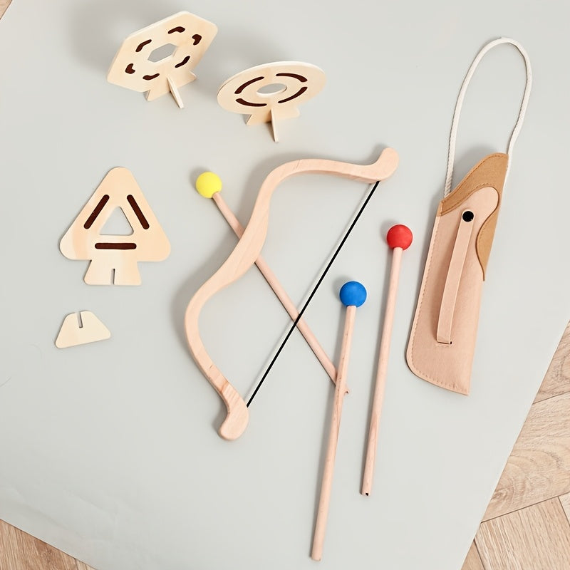 Set de tiro con arco infantil con arco y flechas – Juguete educativo y divertido