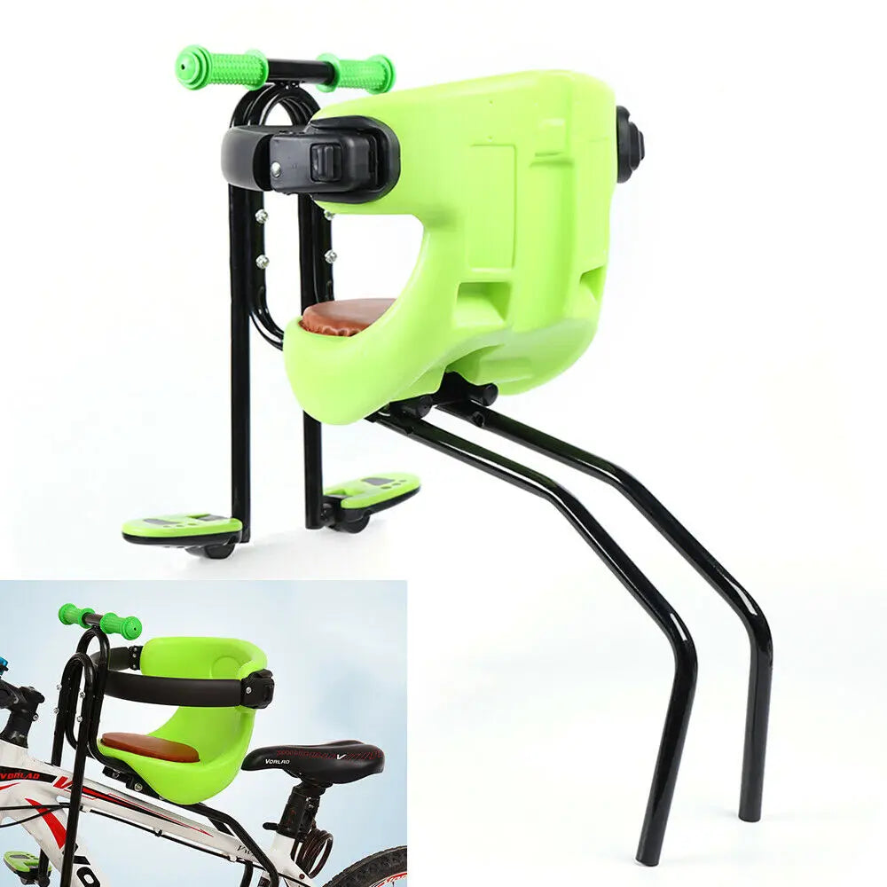 Silla de bicicleta delantera infantil para bicicletas de montaña - De 8 meses a 4 años