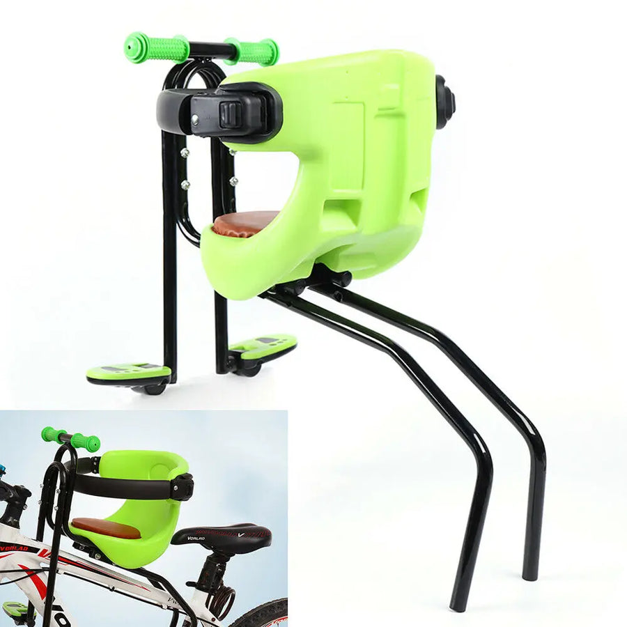 Silla de bicicleta delantera infantil para bicicletas de montaña - De 8 meses a 4 años
