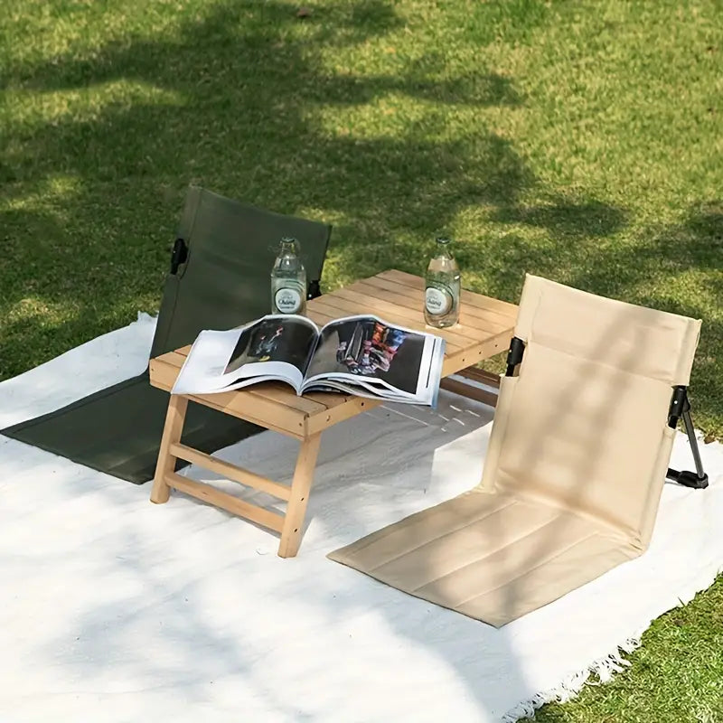 Silla de camping plegable ligera y ergonómica para camping, viajes y actividades al aire libre