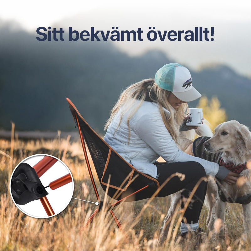 Silla plegable para playa, camping y tiempo libre
