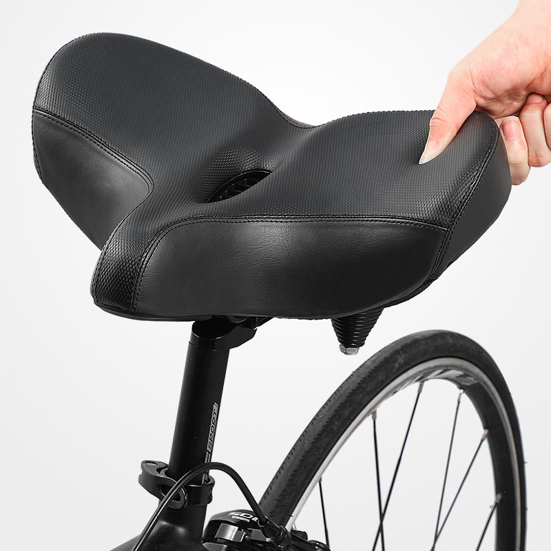 Sillín cómodo para bicicleta | Asiento extraancho