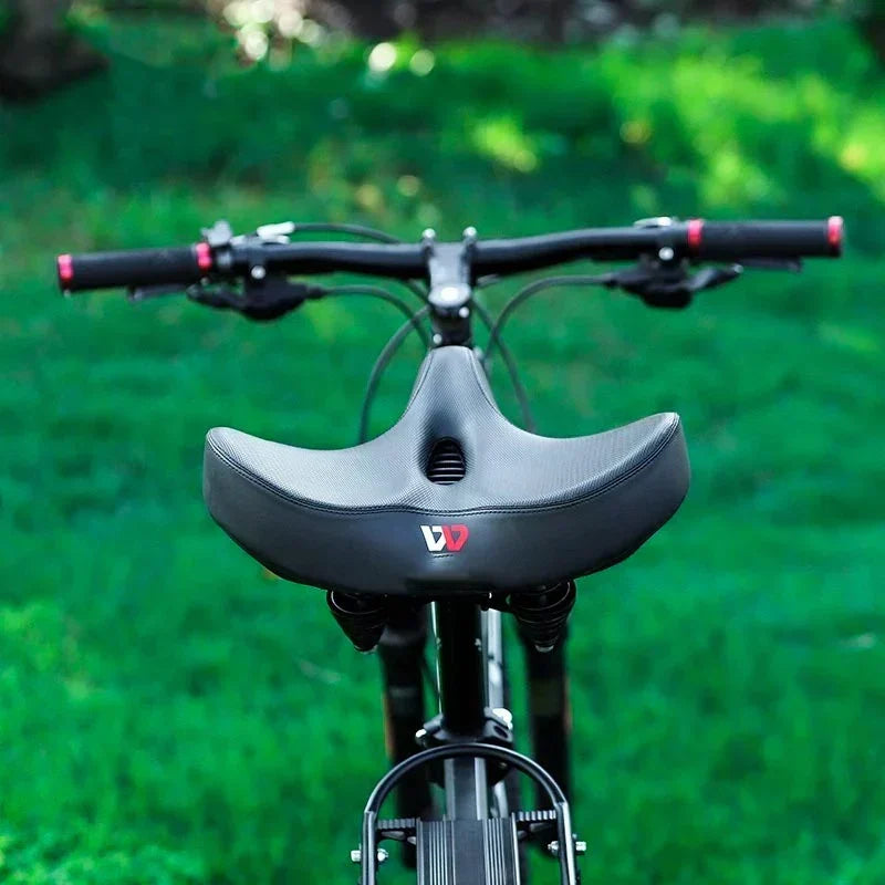 Sillín cómodo para bicicleta | Asiento extraancho