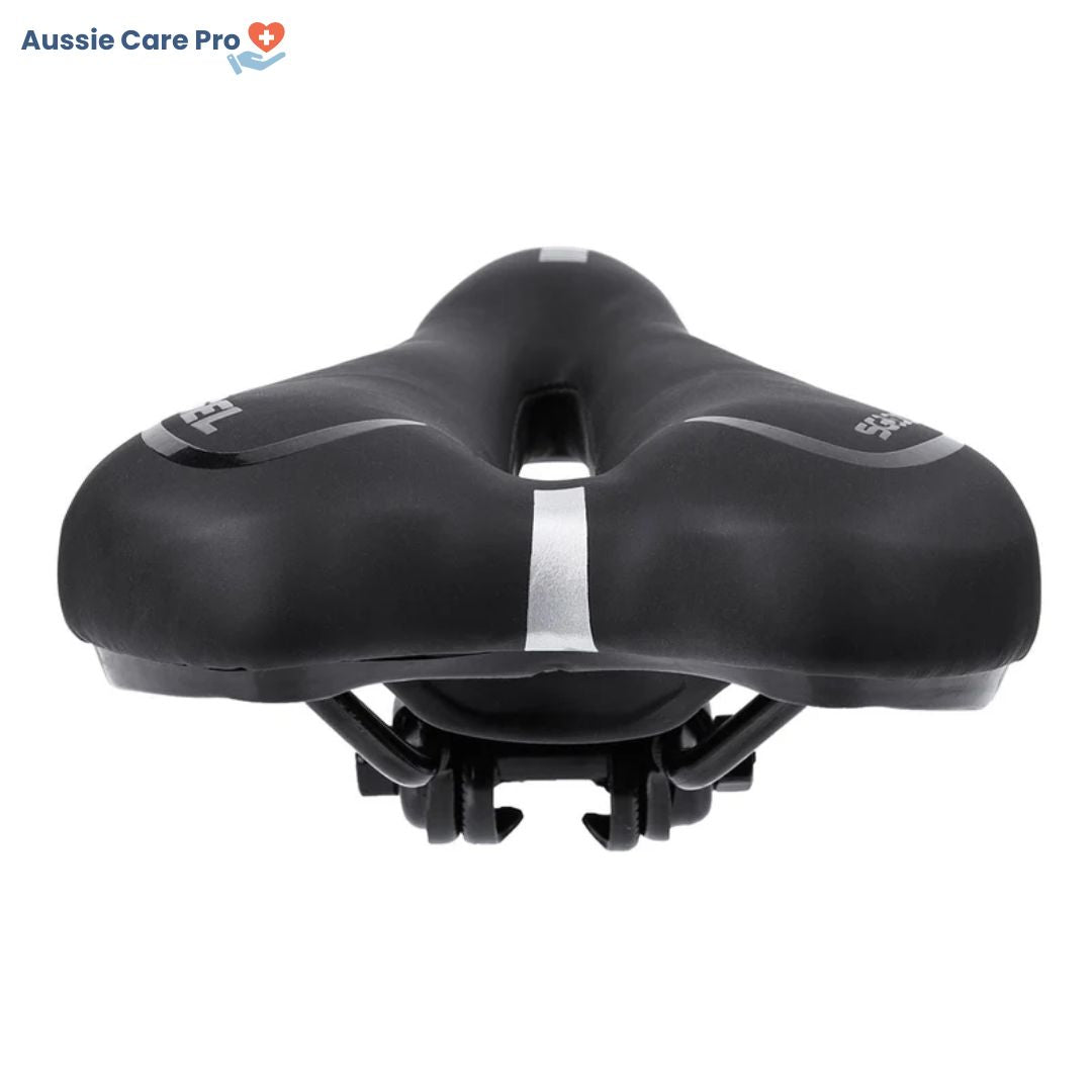 Sillín de Bicicleta Cómodo de Gel – Asiento de Gel con Elemento Reflectante