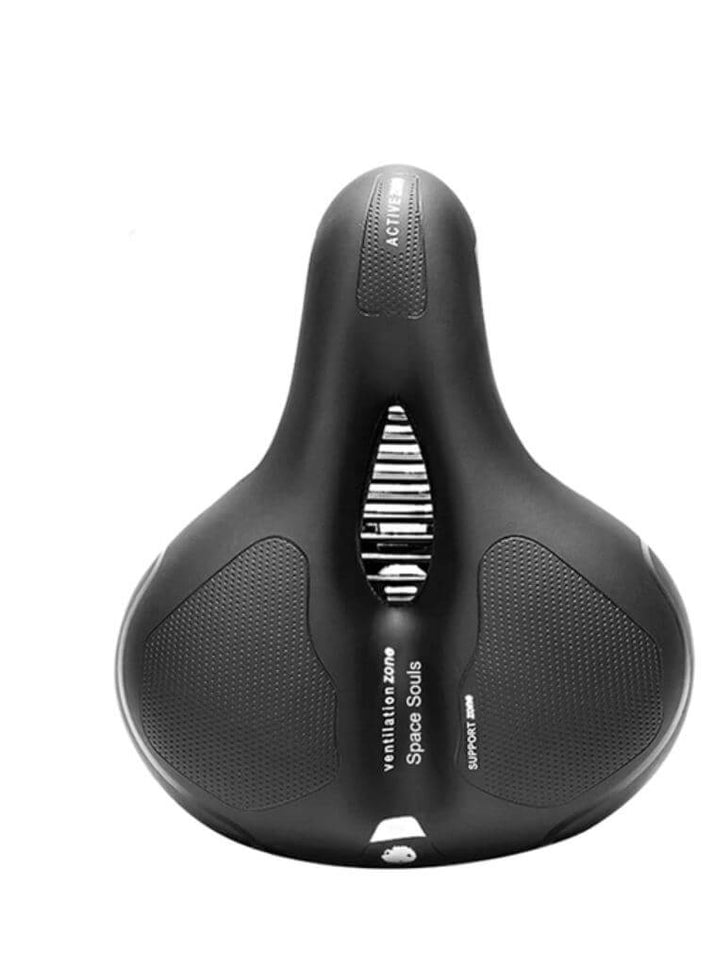 Sillín ergonómico de bicicleta con acolchado de gel y diseño de amortiguación para un ciclismo cómodo