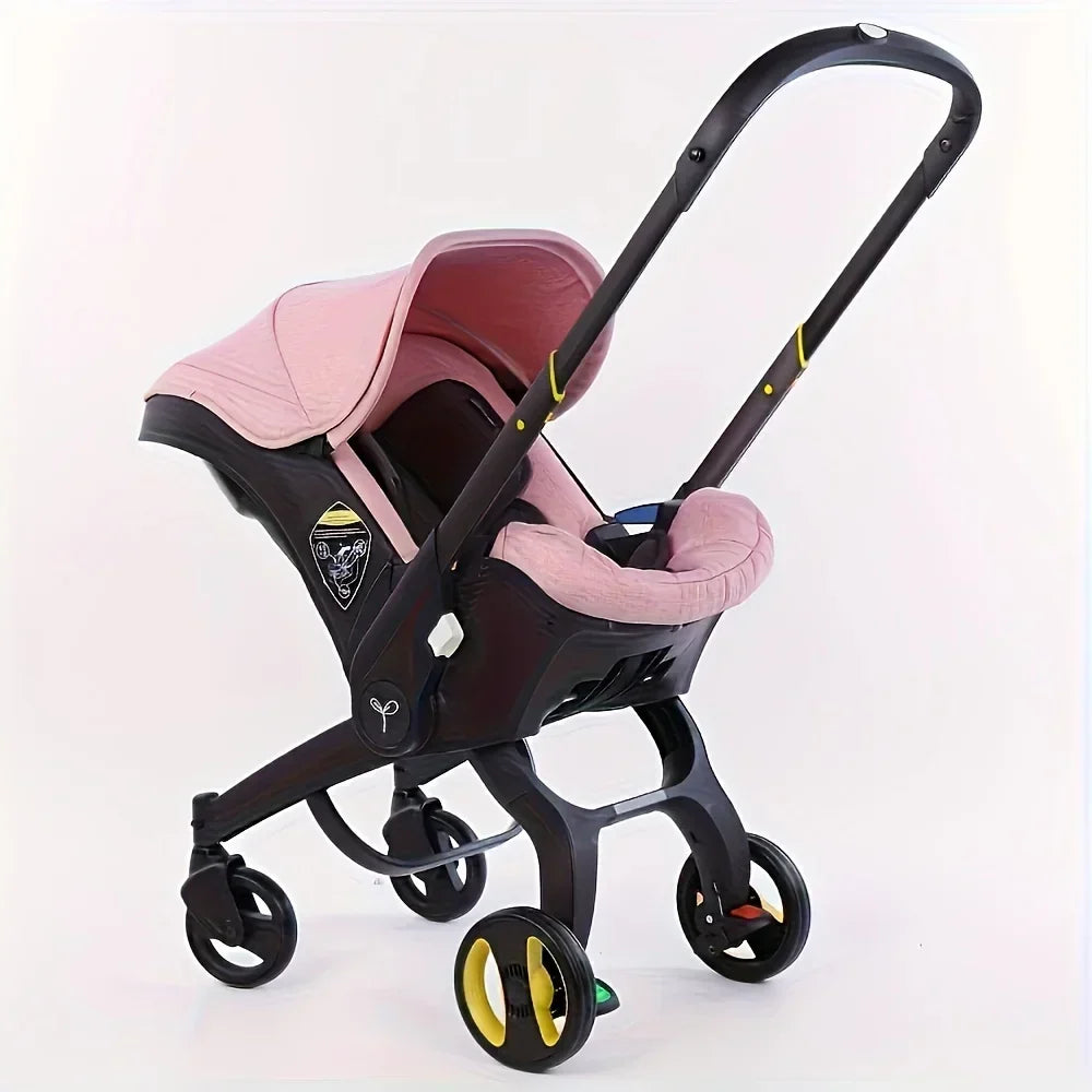 Sistema de viaje 4 en 1 con cochecito y silla de coche para bebé
