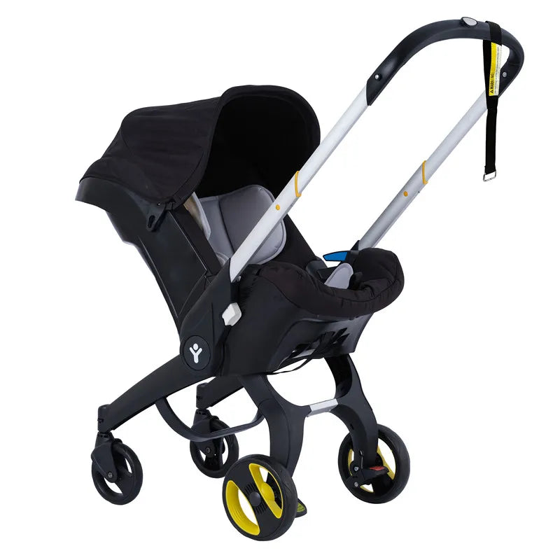 Sistema de viaje 4 en 1 con cochecito y silla de coche para bebé