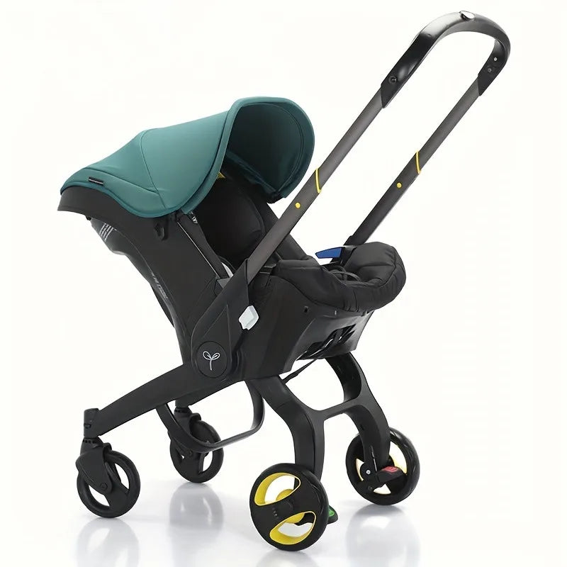 Sistema de viaje 4 en 1 con cochecito y silla de coche para bebé