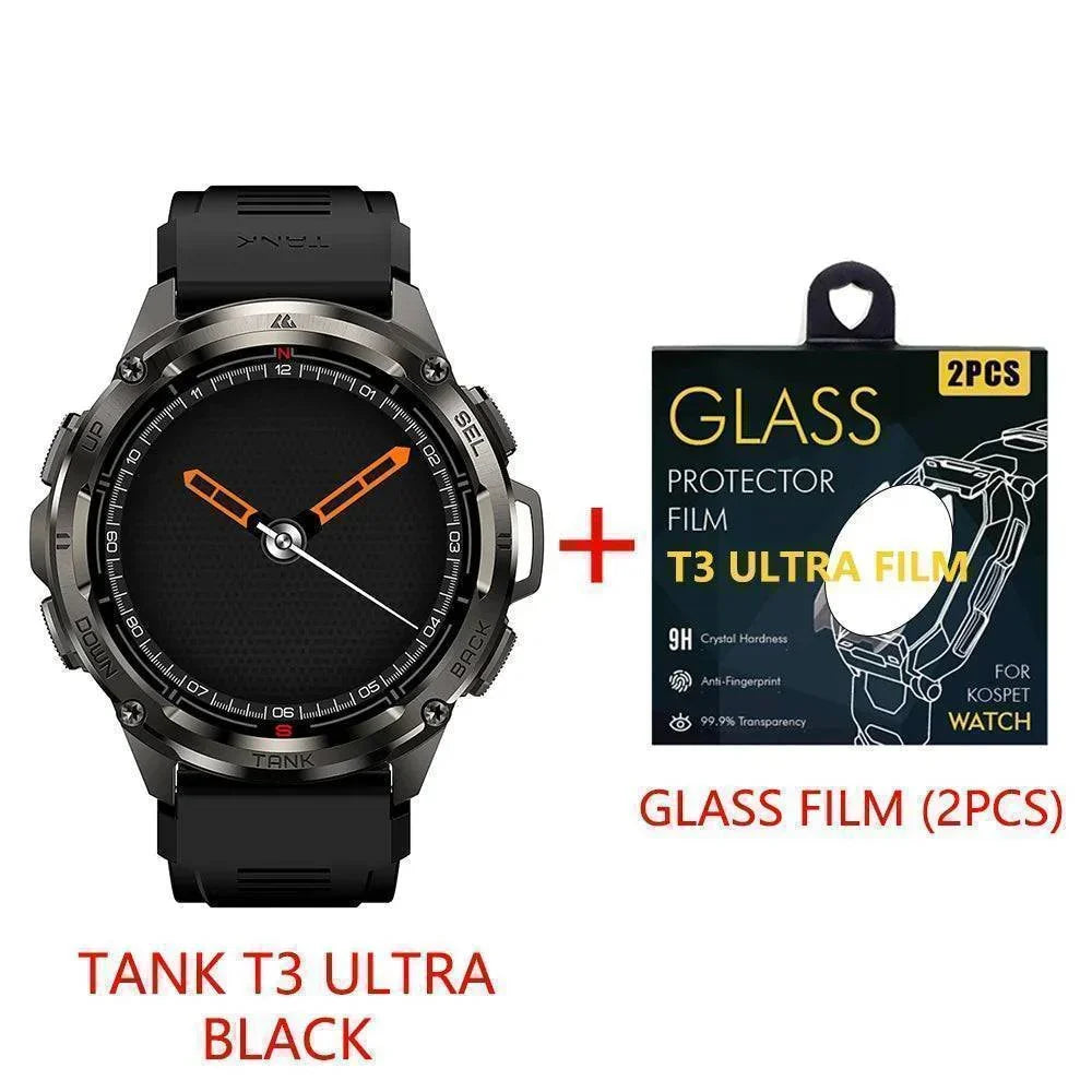 Smartwatch T3 Ultra con GPS y pantalla AMOLED - Monitor de actividad resistente