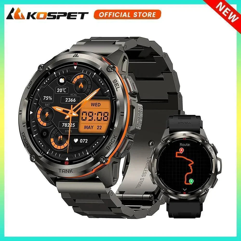 Smartwatch T3 Ultra con GPS y pantalla AMOLED - Monitor de actividad resistente